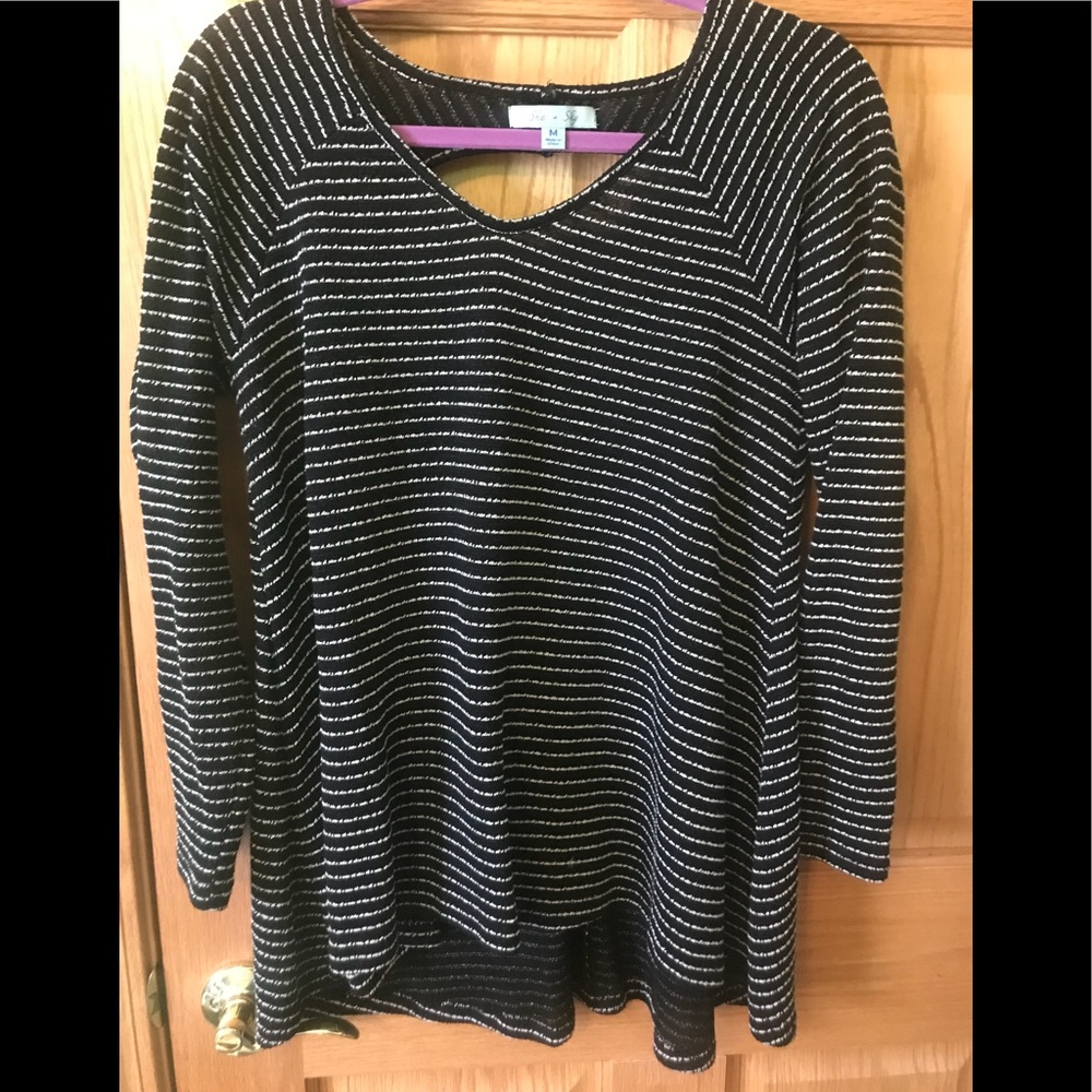 She & sky long sleeve top